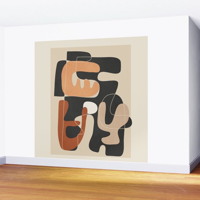Organic Rhythms 8 Wall Mural Gallery Image 2