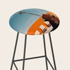 Bison By The Pool In Palm Springs Stool Gallery Image 2