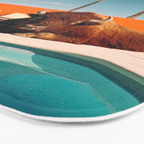 Bison By The Pool In Palm Springs Bath Mat Gallery Image 3