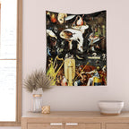 Bosch Garden Of Earthly Delights Panel 3 - Hell Wall Tapestry Gallery Image 2