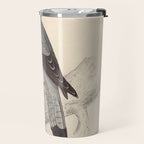 Red-necked falcon by Elizabeth Gould from "A Century of Birds from the Himalaya Mountains," 1831 Travel Mug Gallery Image 2