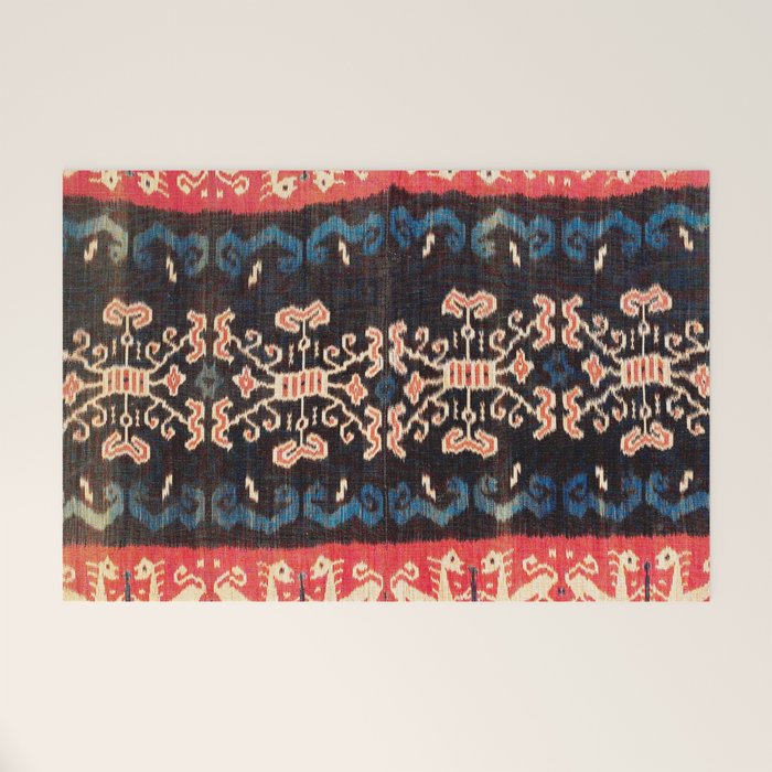 Sumba East Indonesian Ikat Print Welcome Mat Gallery Image 1