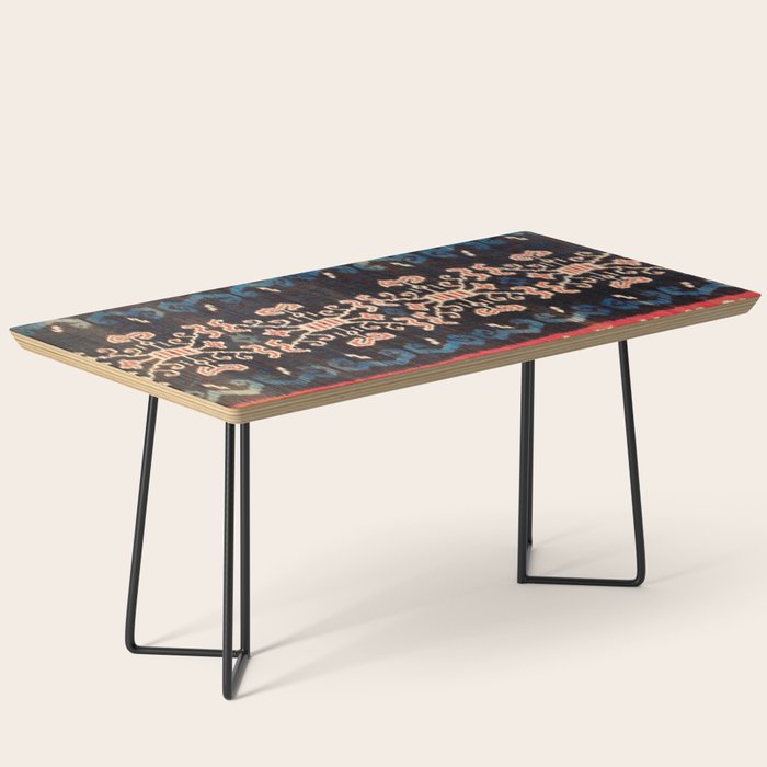 Sumba East Indonesian Ikat Print Coffee Table Gallery Image 1