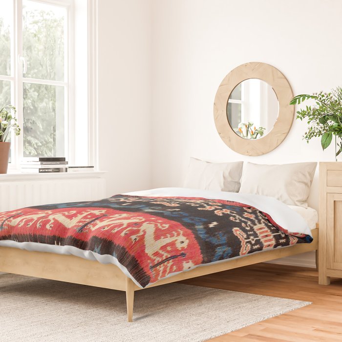 Sumba East Indonesian Ikat Print Duvet Cover Gallery Image 2