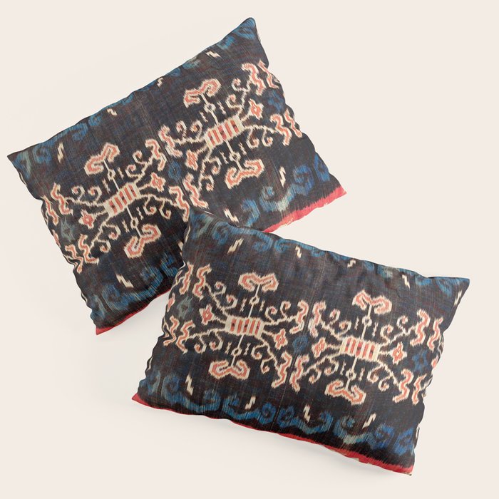 Sumba East Indonesian Ikat Print Pillow Sham Gallery Image 3