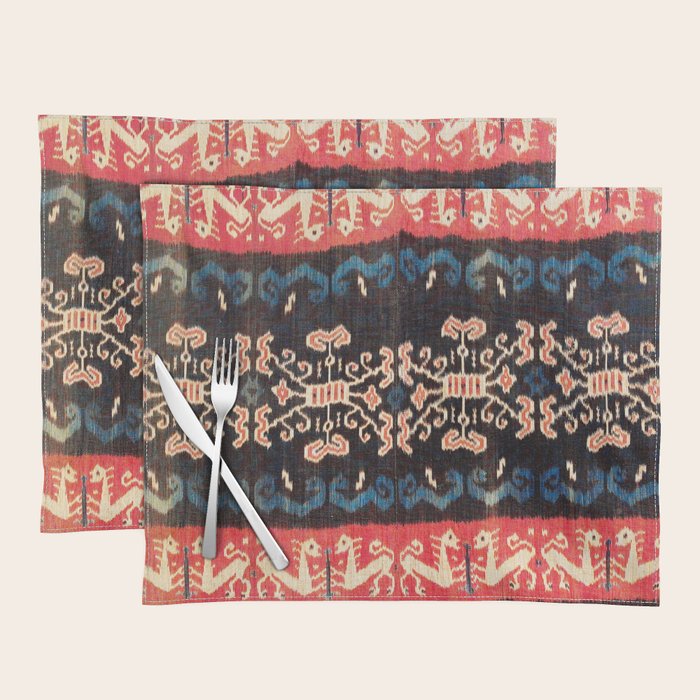 Sumba East Indonesian Ikat Print Placemat Gallery Image 1
