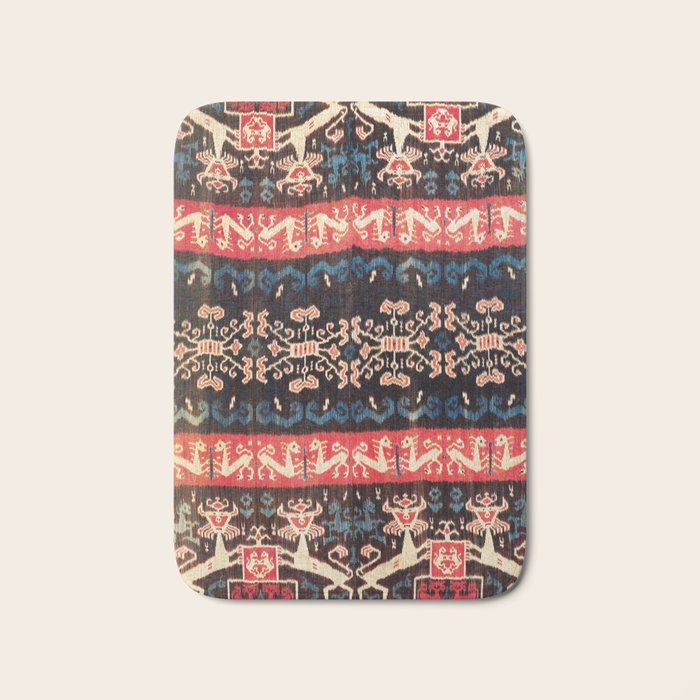 Sumba East Indonesian Ikat Print Bath Mat Gallery Image 1