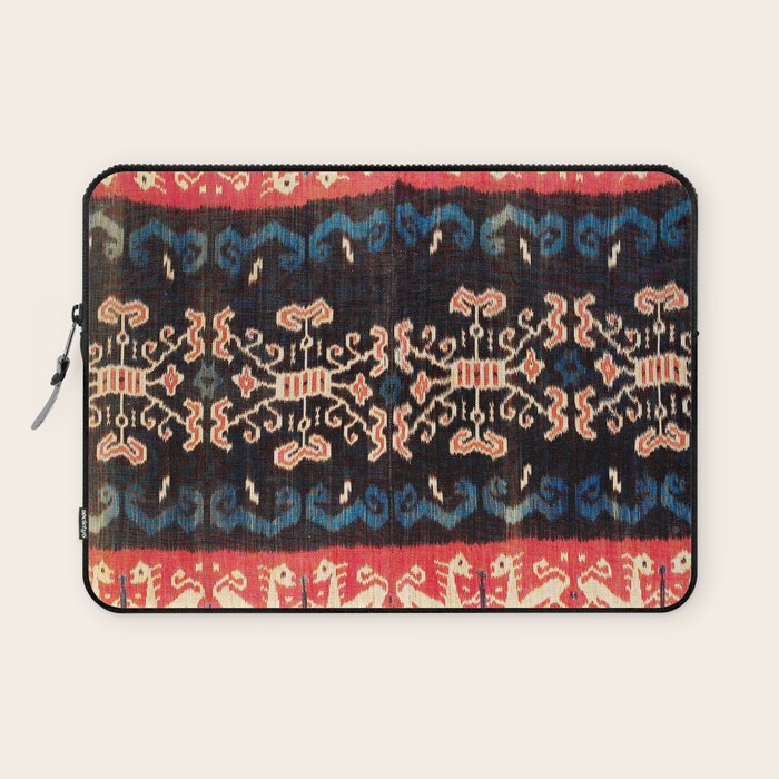 Sumba East Indonesian Ikat Print Laptop Sleeve Gallery Image 1
