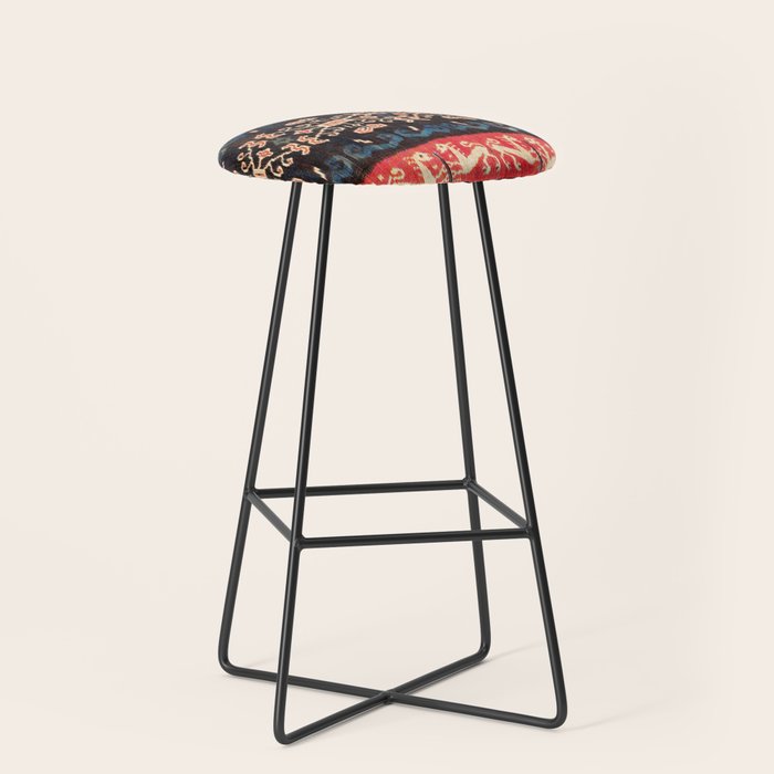 Sumba East Indonesian Ikat Print Stool Gallery Image 1