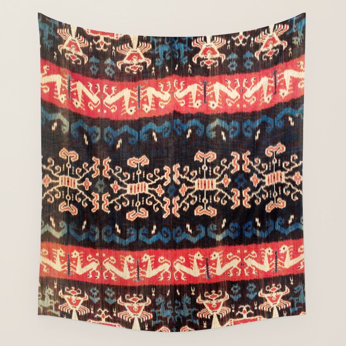 Sumba East Indonesian Ikat Print Wall Tapestry Gallery Image 4