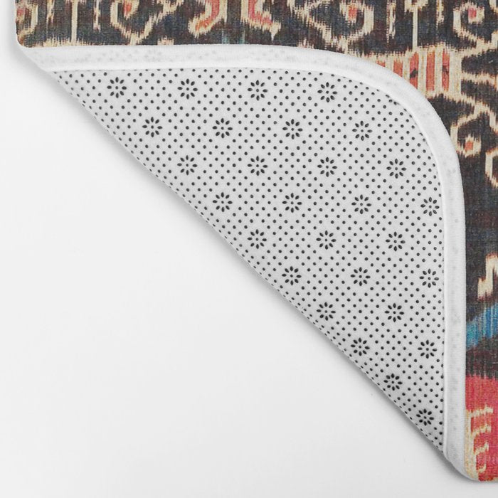 Sumba East Indonesian Ikat Print Bath Mat Gallery Image 2
