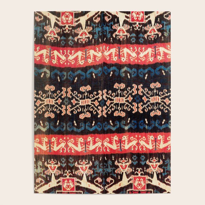 Sumba East Indonesian Ikat Print Poster Gallery Image 1