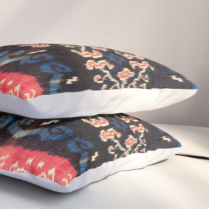 Sumba East Indonesian Ikat Print Pillow Sham Gallery Image 3