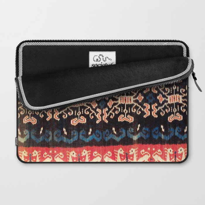 Sumba East Indonesian Ikat Print Laptop Sleeve Gallery Image 2