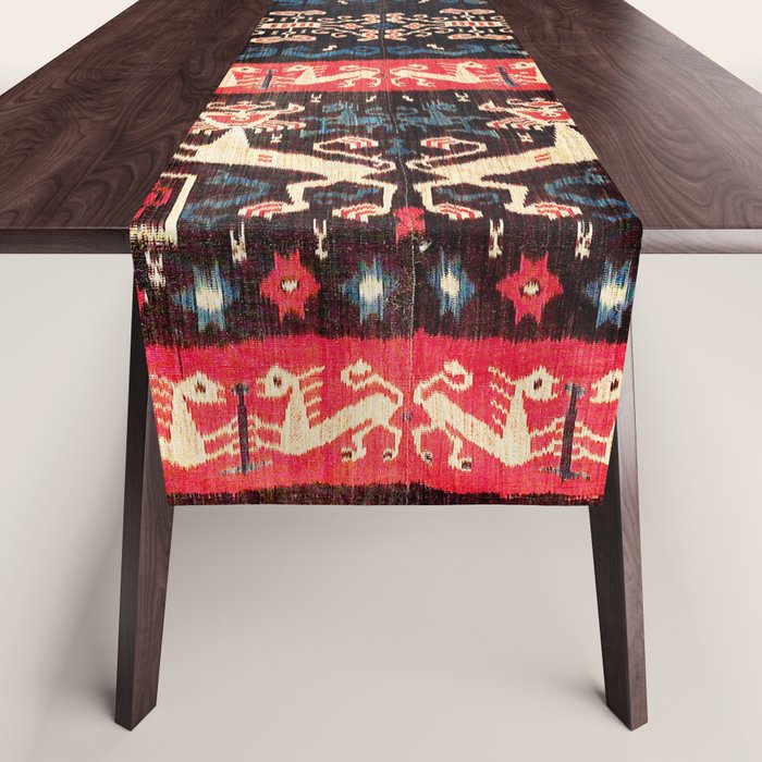 Sumba East Indonesian Ikat Print Table Runner Gallery Image 1