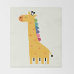 Giraffe Piano Throw Blanket Gallery Image 2
