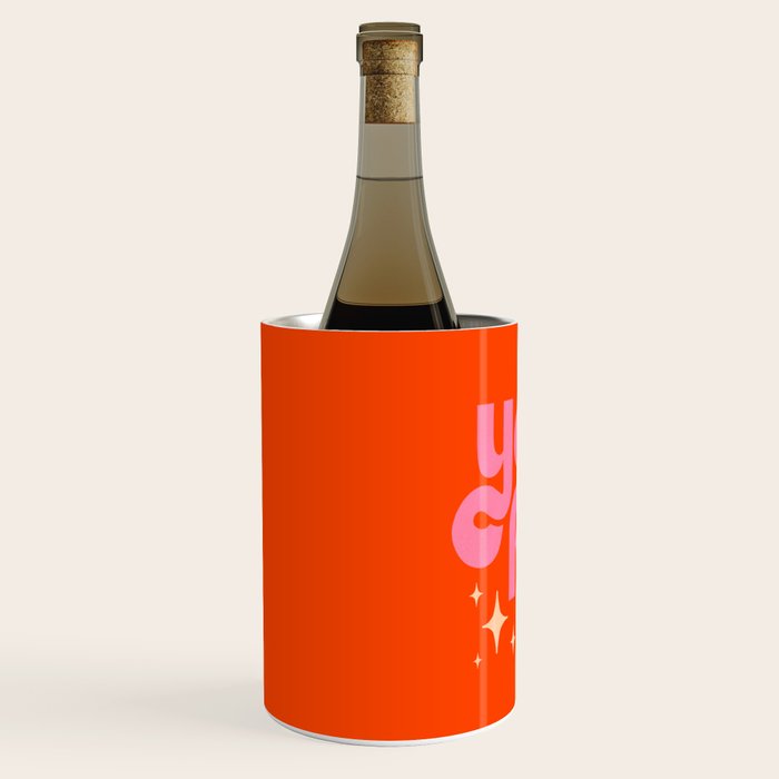 Yee Haw - Pink on Orange Wine Chiller Gallery Image 2
