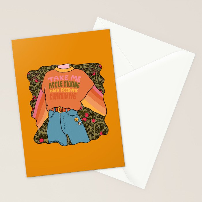 Apple Picking Stationery Card Gallery Image 2