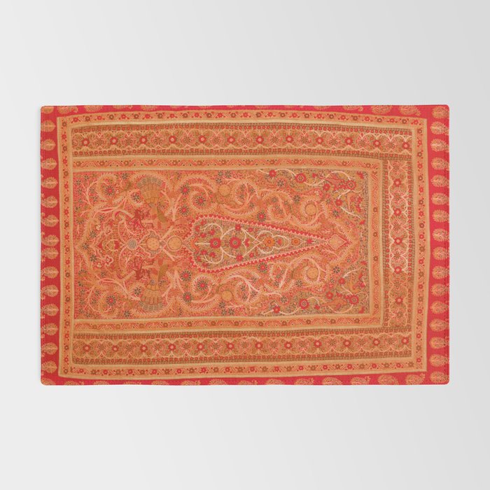 Vintage Iranian Rug Sunset Orange Rug Gallery Image 2