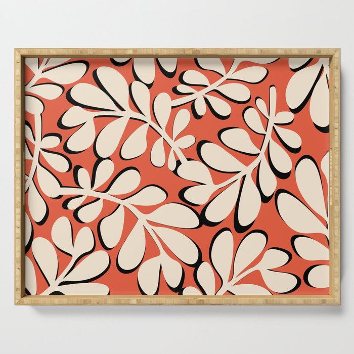 Ghost Forest - Red Serving Tray Gallery Image 1