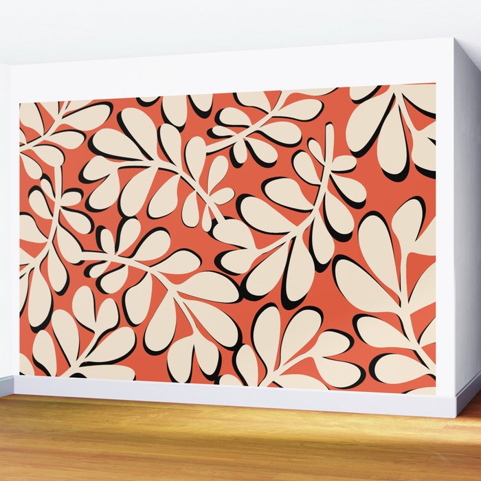 Ghost Forest - Red Wall Mural Gallery Image 2