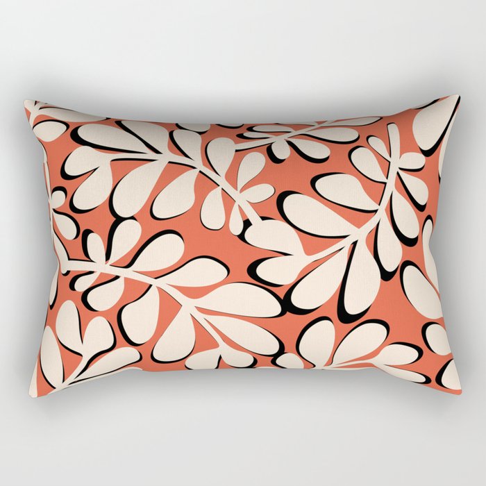 Ghost Forest - Red Rectangular Pillow Gallery Image 2