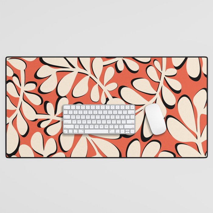 Ghost Forest - Red Desk Mat Gallery Image 1