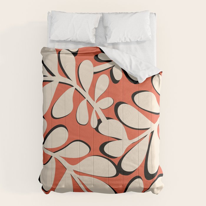 Ghost Forest - Red Comforter Gallery Image 6