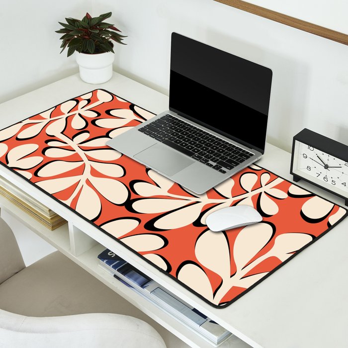 Ghost Forest - Red Desk Mat Gallery Image 2