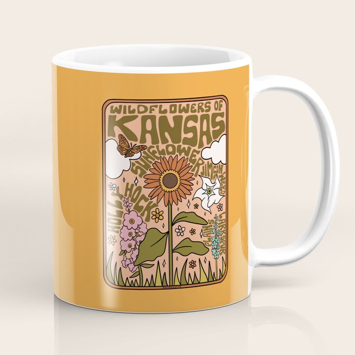 Kansas Wildflowers Coffee Mug Gallery Image 1