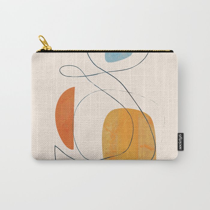 Abstract Line Art III Carry All Pouch Gallery Image 1