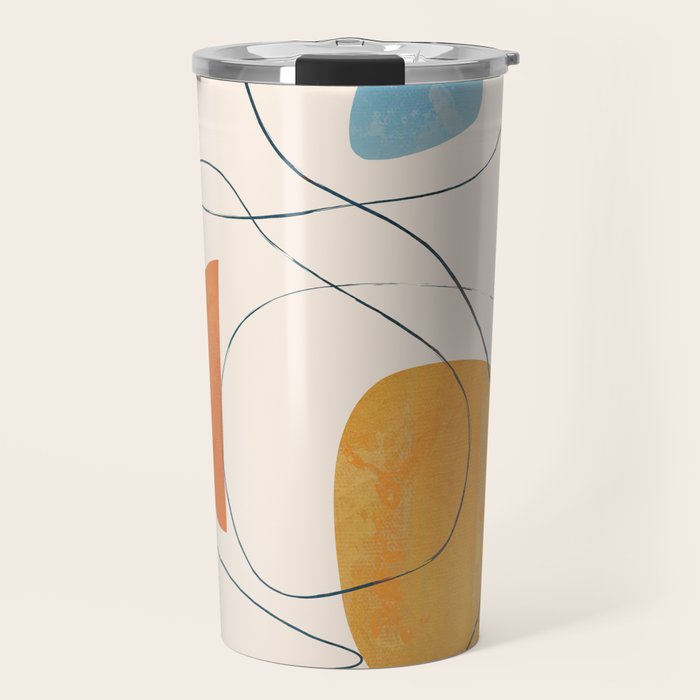 Abstract Line Art III Travel Mug Gallery Image 1