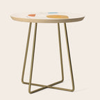 Abstract Line Art III Side Table Gallery Image 1