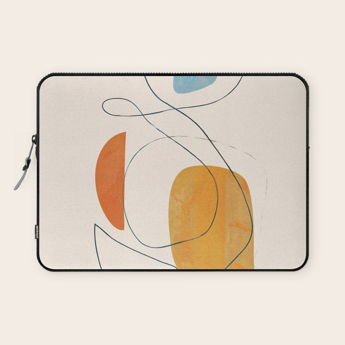 Abstract Line Art III Laptop Sleeve Gallery Image 1