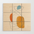 Abstract Line Art III Wood Wall Art Gallery Image 1