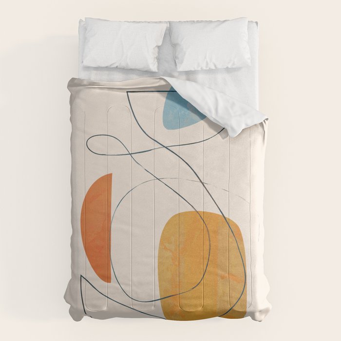 Abstract Line Art III Comforter Gallery Image 6