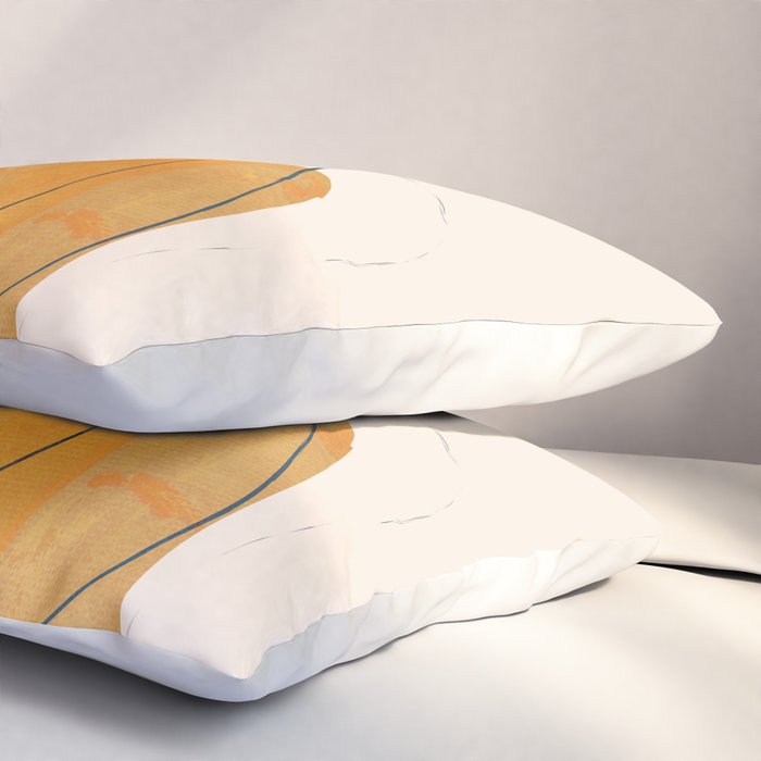 Abstract Line Art III Pillow Sham Gallery Image 3