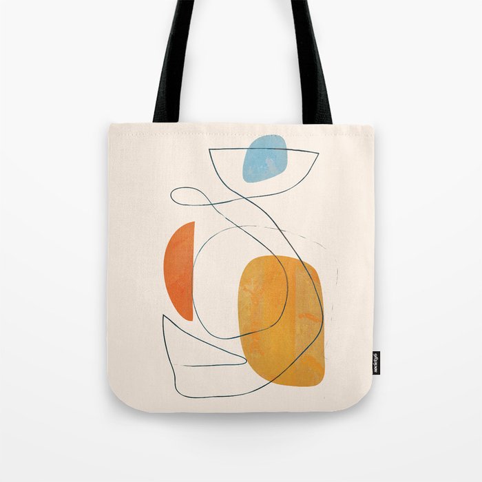 Abstract Line Art III Tote Bag Gallery Image 1