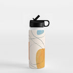 Abstract Line Art III Water Bottle Gallery Image 1