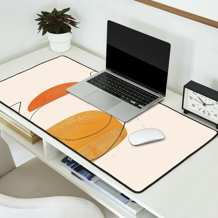Abstract Line Art III Desk Mat Gallery Image 2