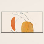 Abstract Line Art III Desk Mat Gallery Image 3