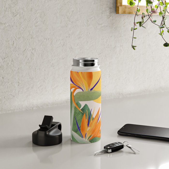 Bird of Paradise 3 Water Bottle Gallery Image 4