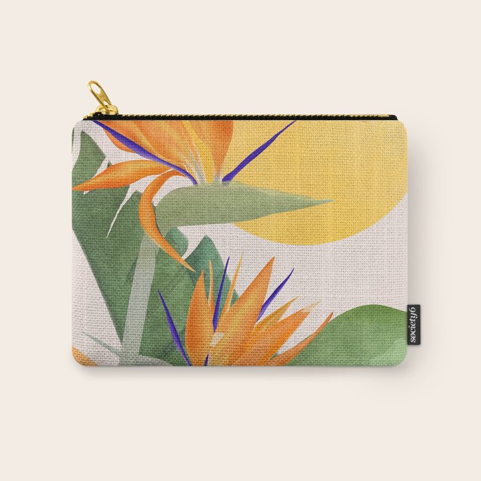 Bird of Paradise 3 Carry All Pouch Gallery Image 1