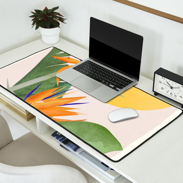 Bird of Paradise 3 Desk Mat Gallery Image 2