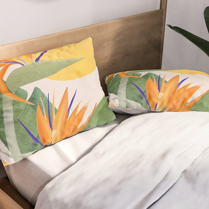 Bird of Paradise 3 Pillow Sham Gallery Image 2