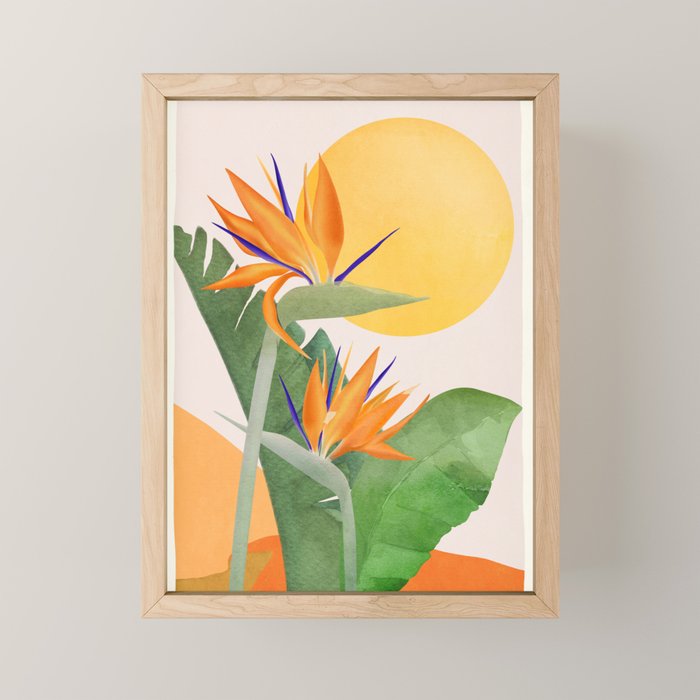 Bird of Paradise 3 Mini Art Print Gallery Image 1