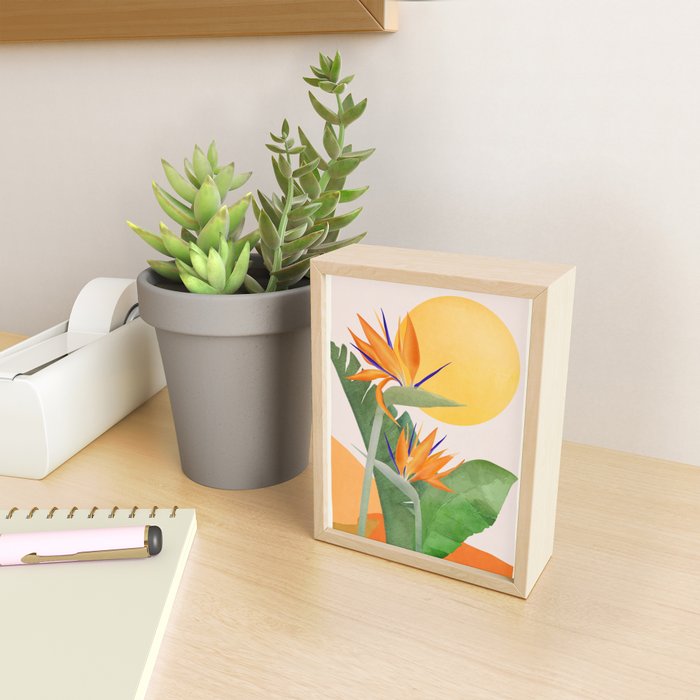 Bird of Paradise 3 Mini Art Print Gallery Image 2