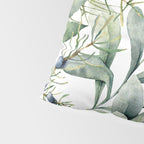 Cute Squirrel and Woodland, Watercolor Pillow Sham Gallery Image 4