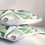 Cute Squirrel and Woodland, Watercolor Pillow Sham Gallery Image 3