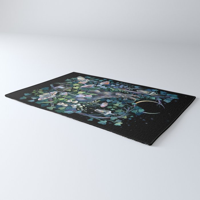 Black Goat Moon Garden Rug Gallery Image 3